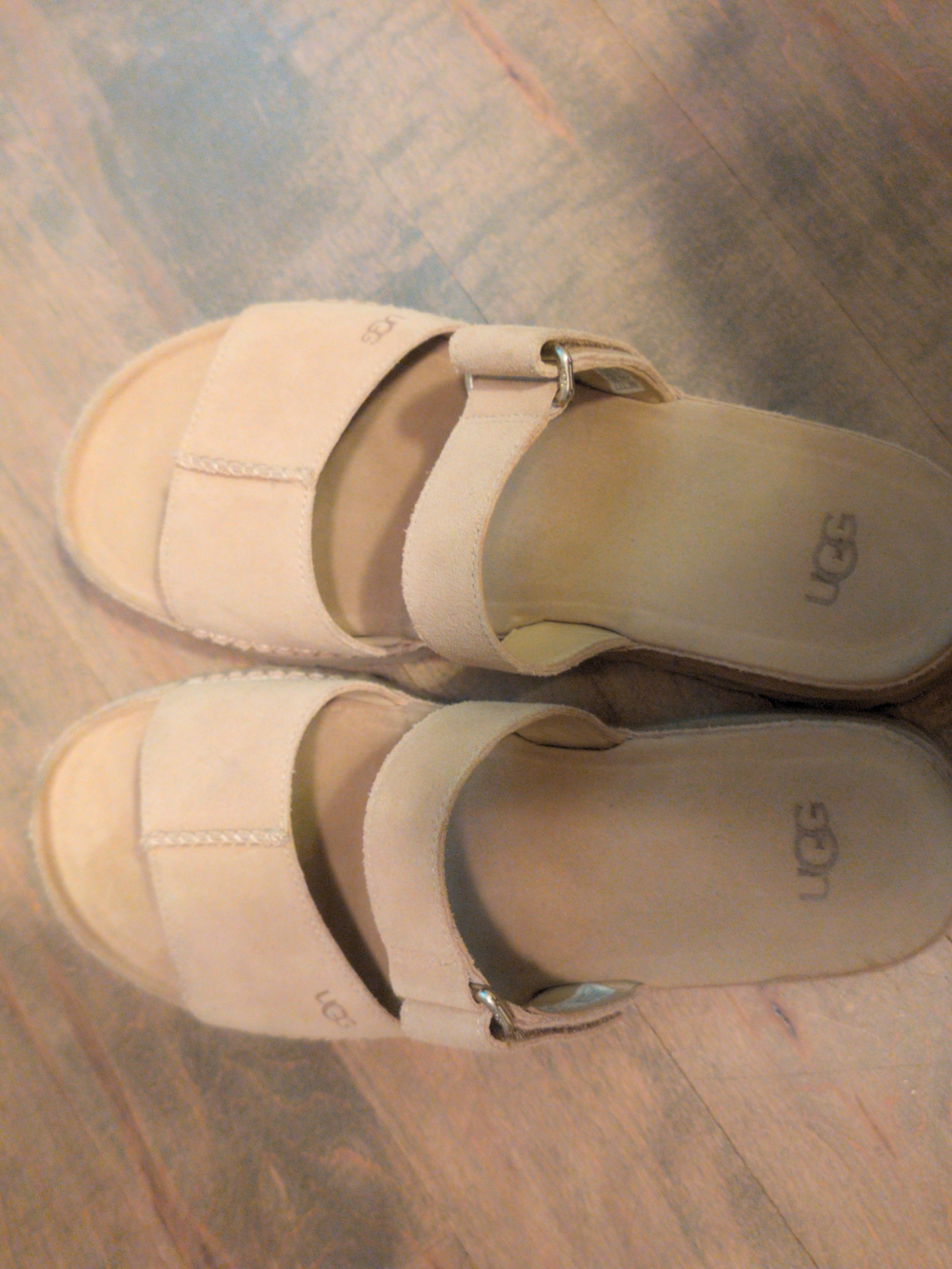 UGG Suede Slide Sandals in Chestnut - Picture 5 of 6